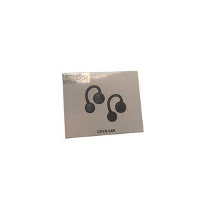 Open-Ear Wireless Bluetooth Headphones TheVoz Black With Charging Case